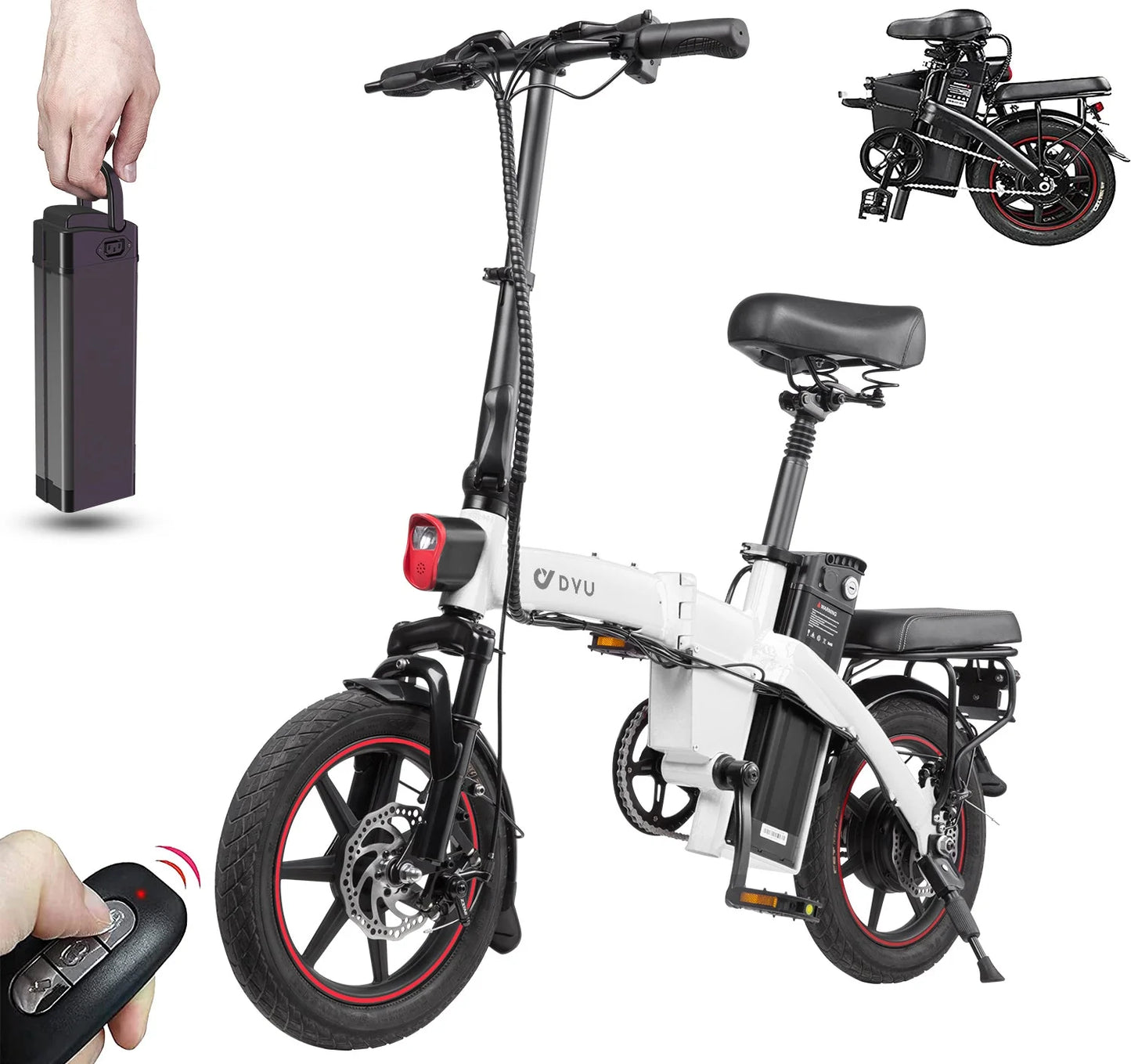 DYU A5 - 14 inch opvouwbare e-bike - Accelerate
