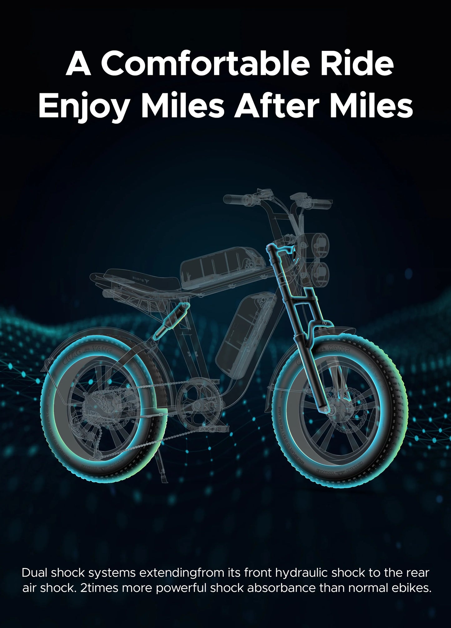Engwe M20 Fatbike Dubbele Accu | Accelerate