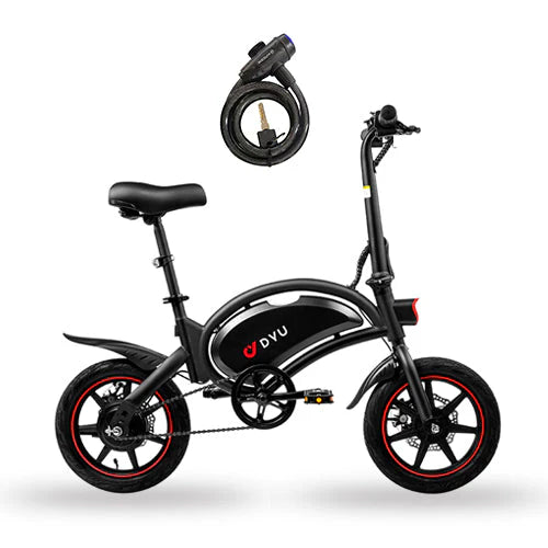 DYU D3F - 14 Inch Mini Opvouwbare fiets - Accelerate