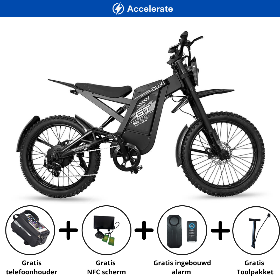 OUXI GT-2000 Zwart | 2026 Nieuwste model | Accelerate