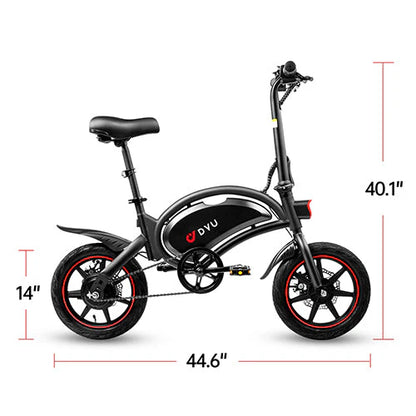 DYU D3F - 14 Inch Mini Opvouwbare fiets - Accelerate