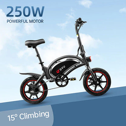 DYU D3F - 14 Inch Mini Opvouwbare fiets - Accelerate