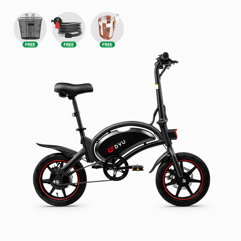 DYU D3F - 14 Inch Mini Opvouwbare fiets - Accelerate